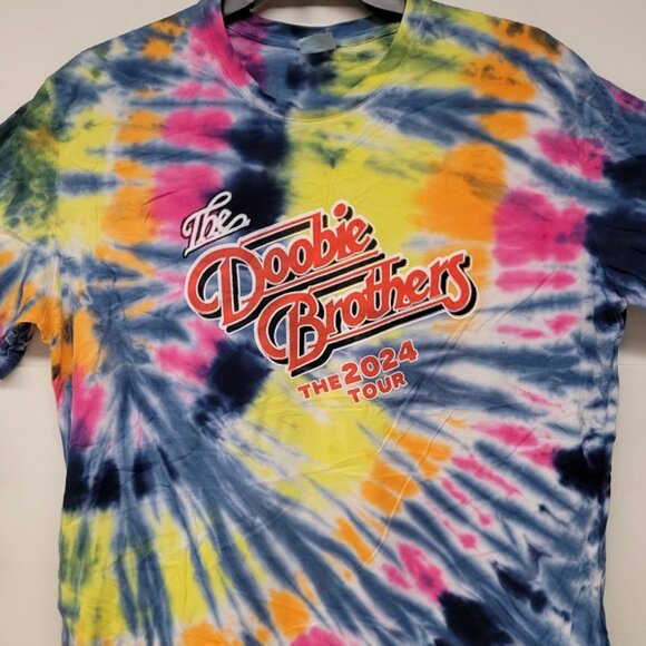 The Doobie Brothers 2024 Tie Dye Tour Shirt XX-Large - Picture 1 of 2